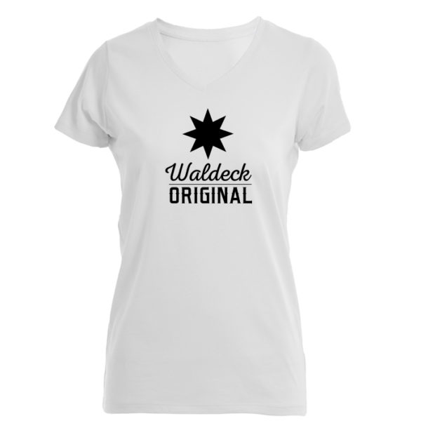 Frau Waldeck Original White Black T-Shirt